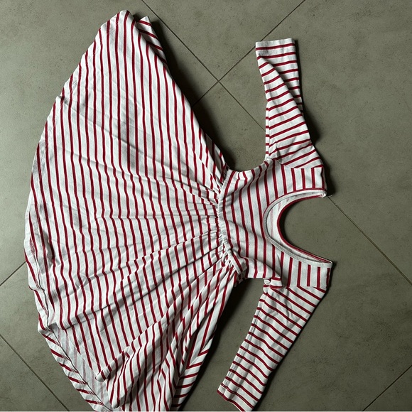 Striped Red and White 4T Alice + Ames twirl dress - Picture 1 of 3